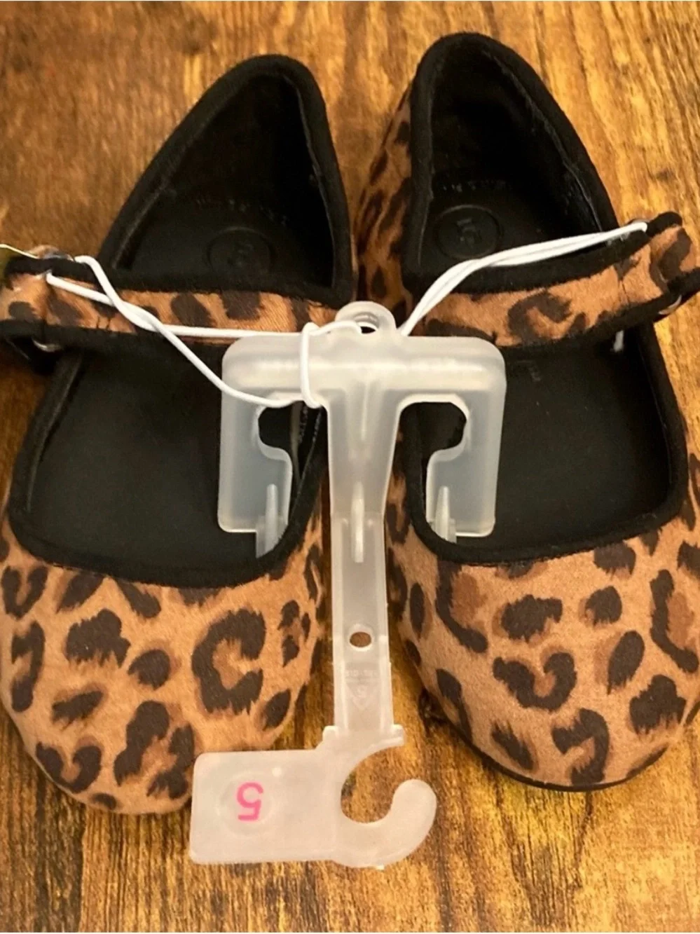 Toddler Addy Ballet Flats - Cat & Jack Tan Hook and Loop, Closed toe Size 5T